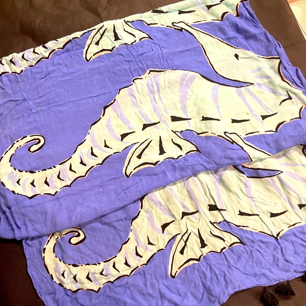 Kate spade sea horse scarf